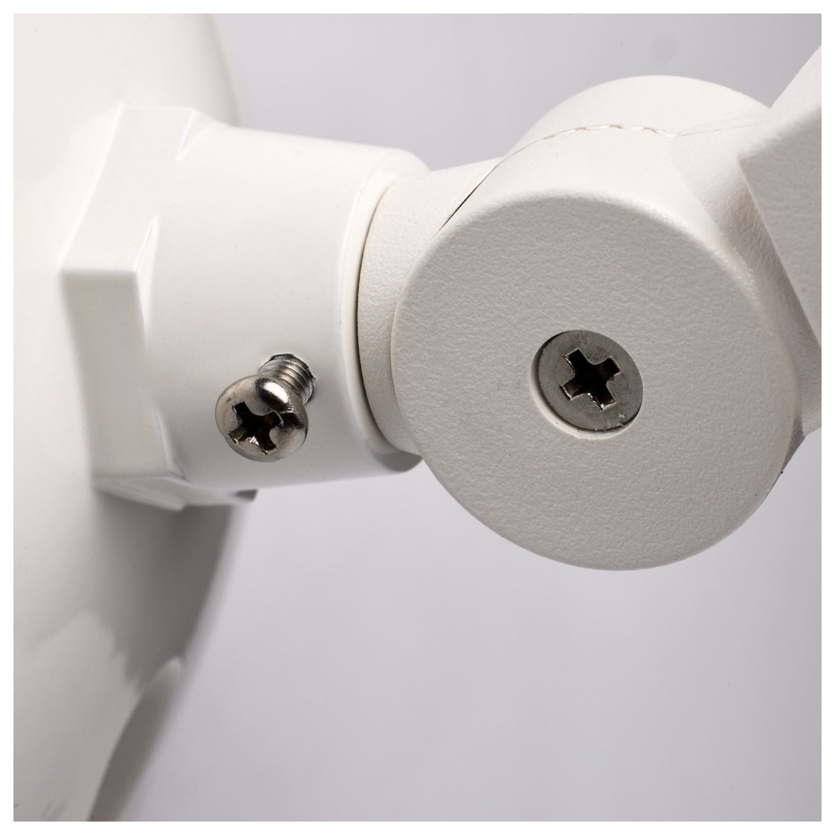 Remote Emergency Light - Weatherproof Low Power Single Head - 3-12V 0.75W - White Finish