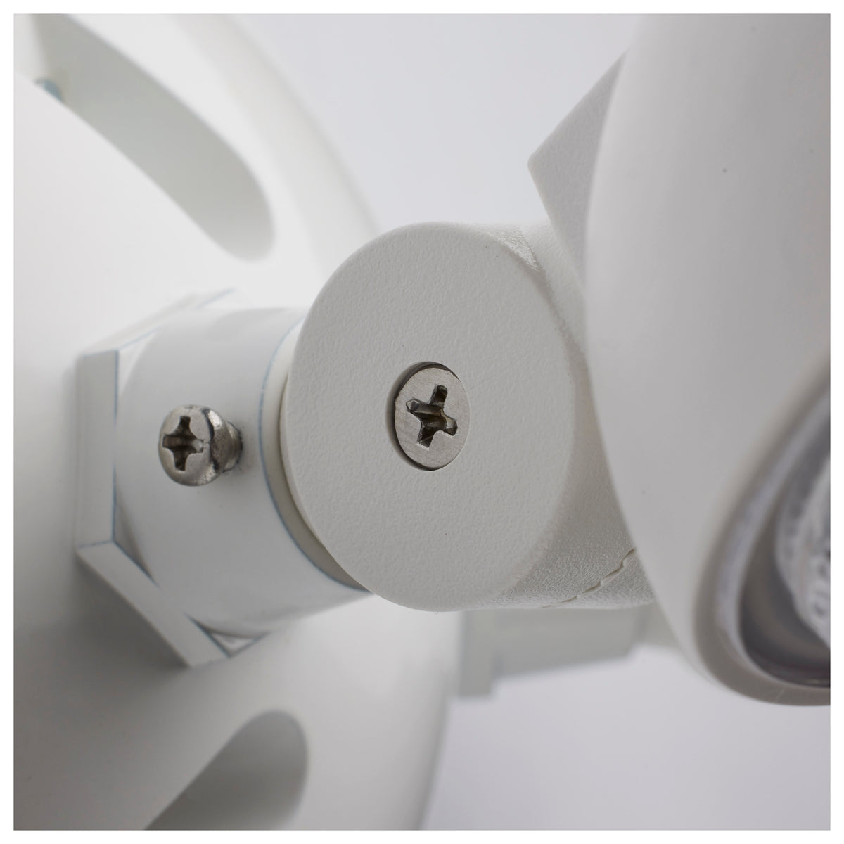 Remote Emergency Light - 1.5 Watt - Weatherproof Low Power Dual Head - White Finish - 3.6 Volt