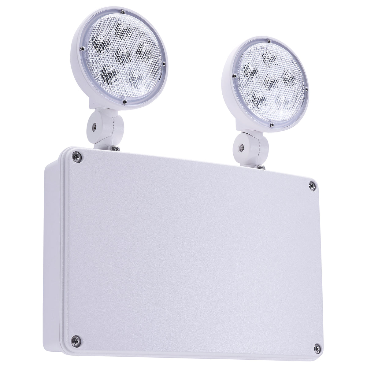 Emergency Light - 120-347V - 2HR Backup - Universal Mounting - Wet Location - Low Temperature - Remote Compatible - White