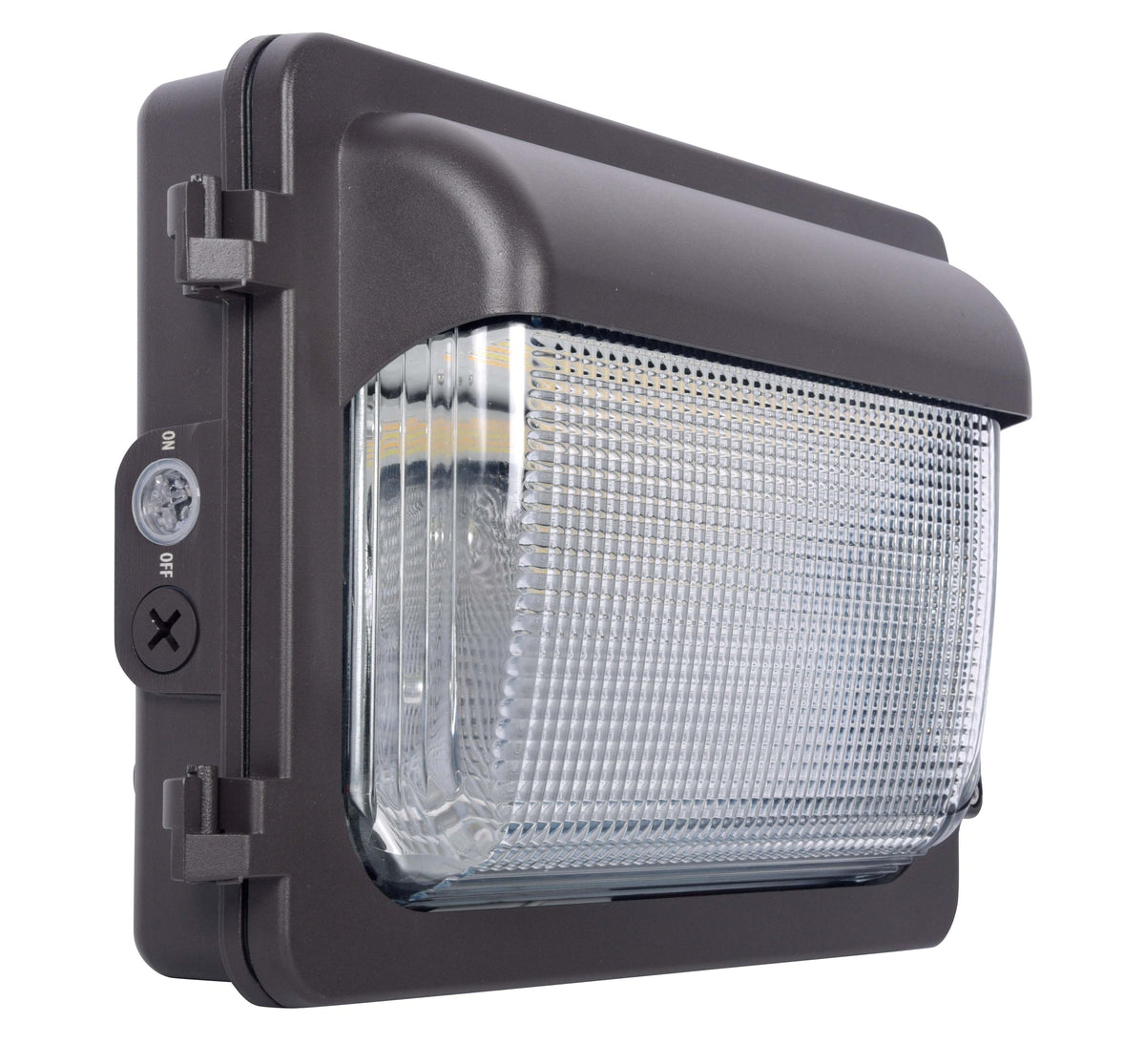 25/40/60W LED Compact Traditional Wall Pack, 3000K/4000K/5000K, Bronze, Photocell Included in Bronze finish