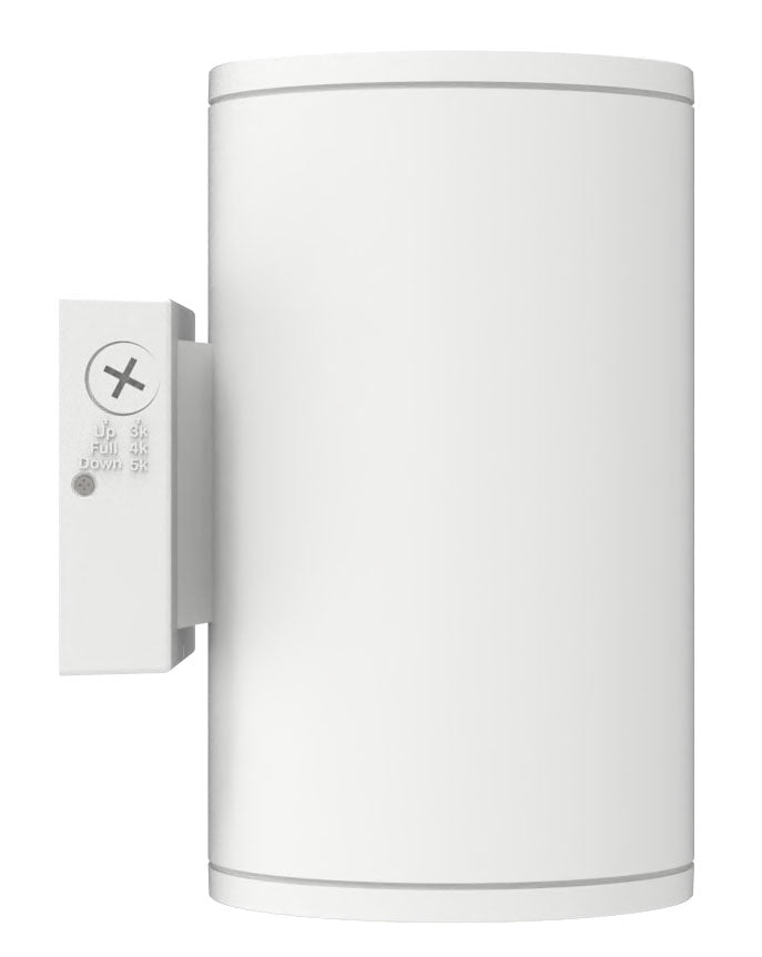 2 Light Up & Down Lights - 3-Way Wall Sconces (Up, Down, or Up & Down) - 3CCT (3000K, 4000K and 5000K) / Built-in Photocell