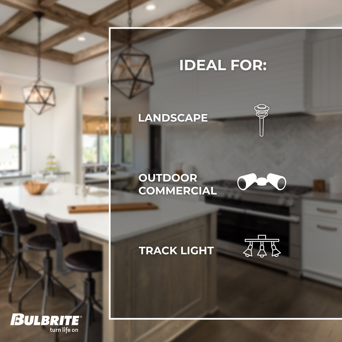 Bulbrite MR16 LED Light Bulb, 6W, 50W Equivalent, 2700K, GU5.3 Base, White Finish, Dimmable, 2-Pack