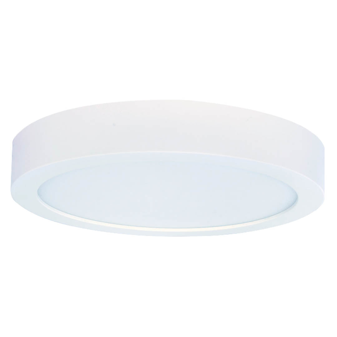 20W LED 9" FLUSH MOUNT WHITE ROUND DIMMABLE JA8 2700K 120V