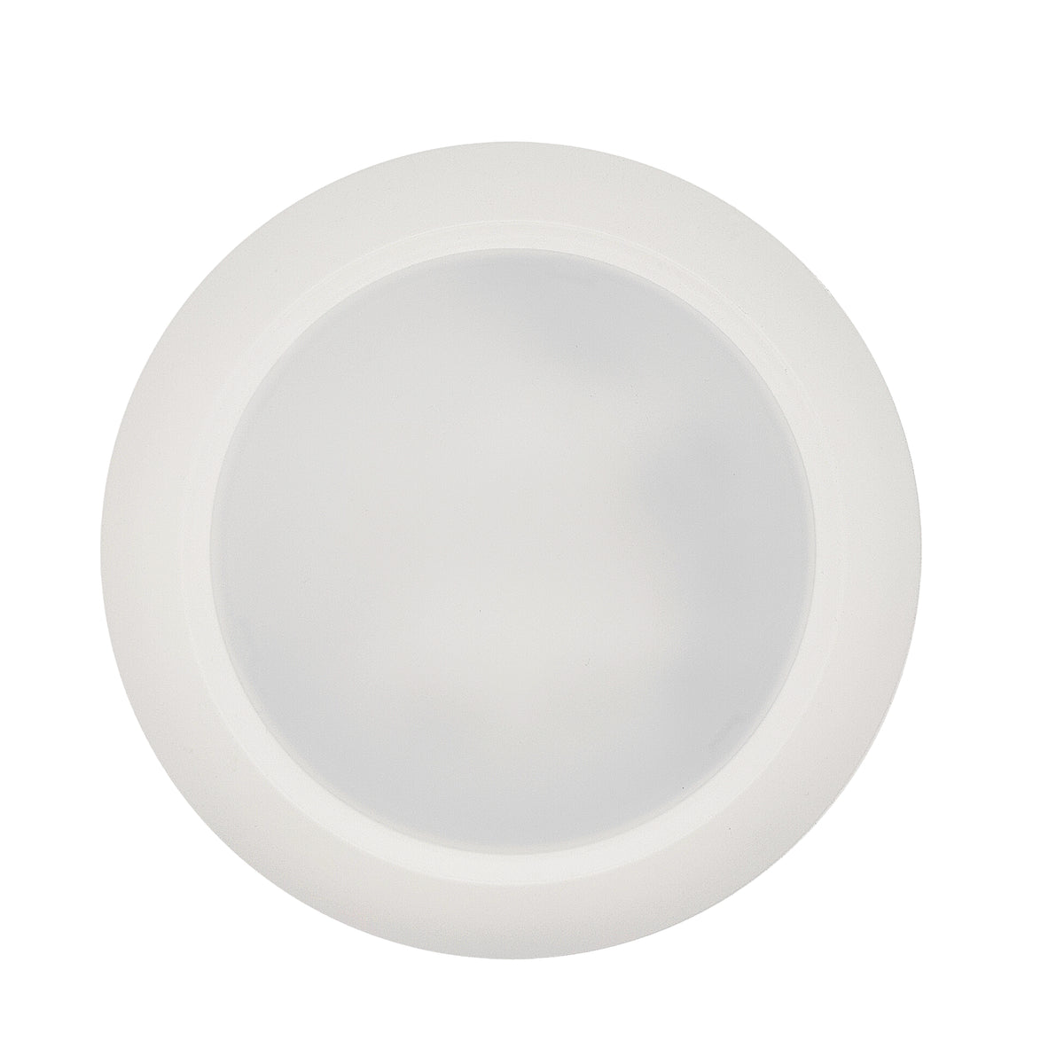 Bulbrite 25-Watt LED 10" Disc, 3000K, 2000 Lumens, White Finish
