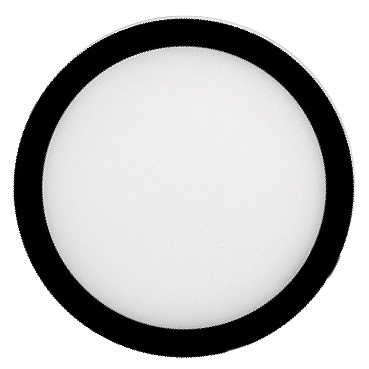 5" Round 10.3-Watt 3000K LED Flush Mount Light, 850 Lumens, Black Finish