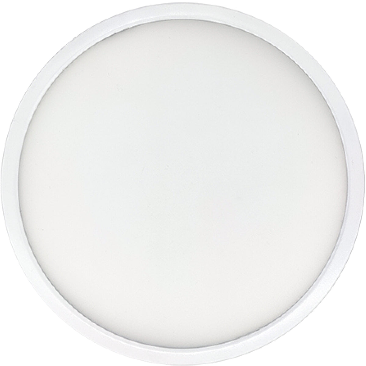 9" Round 17-Watt 3000K LED Flush Mount Light, 1400 Lumens, White Finish