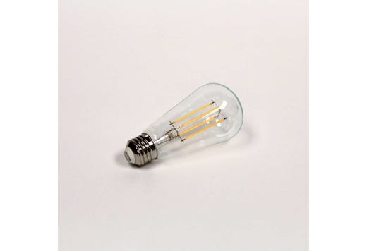 LED S19 Shape Filament Bulb Clear Medium (E26) 120V 800 Lumen