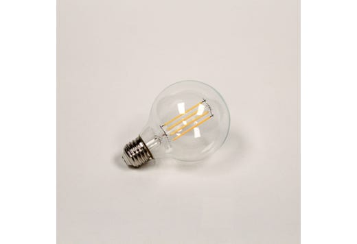 LED Globe (G25) Filament Bulb Clear Medium (E26) 120V 800 Lumen lighting product image