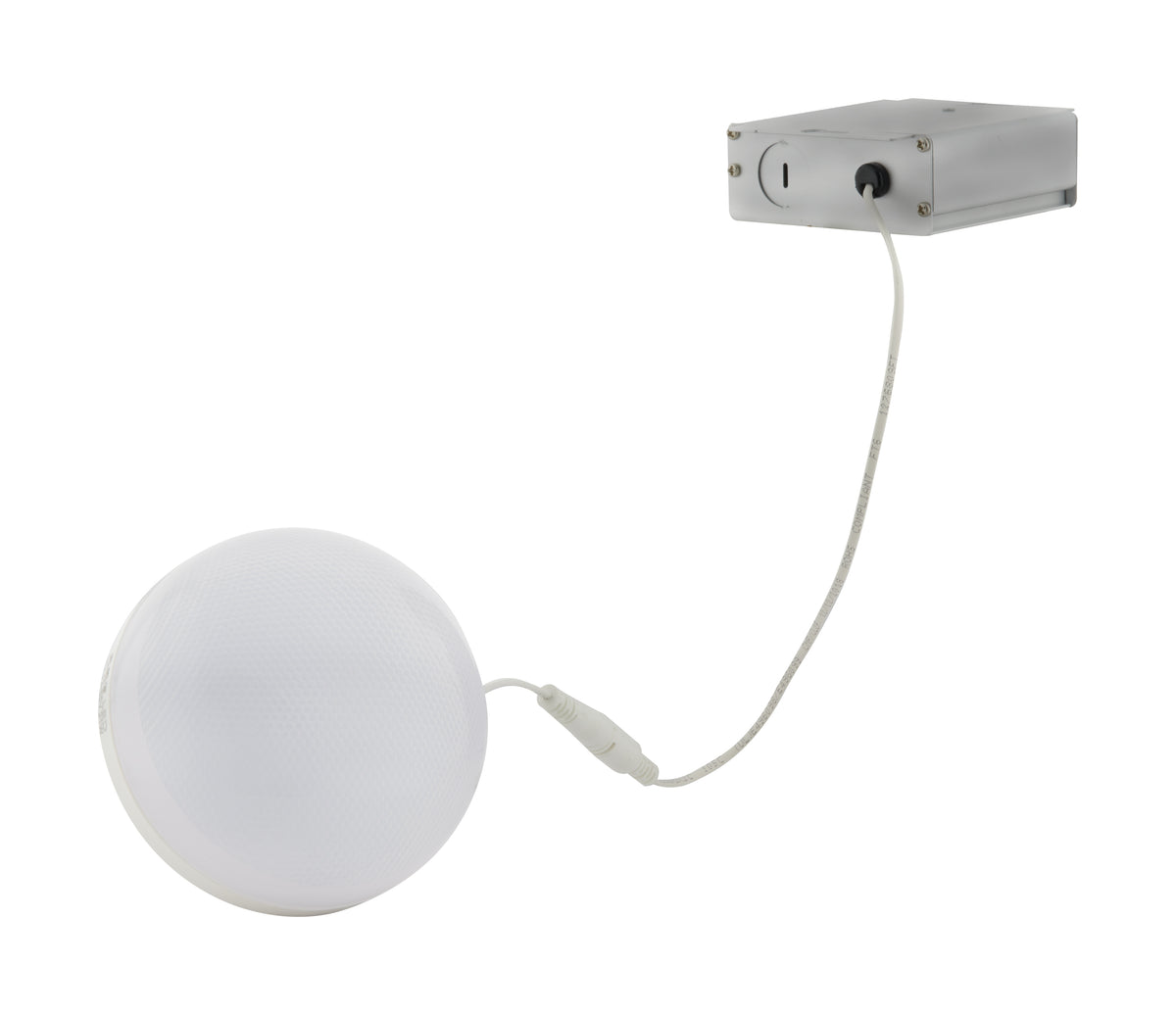 Temporary work Light - LED - For use with remote drivers - Low voltage 10W/12W/24W - 3000K - 12 Volts - Frost Finish
