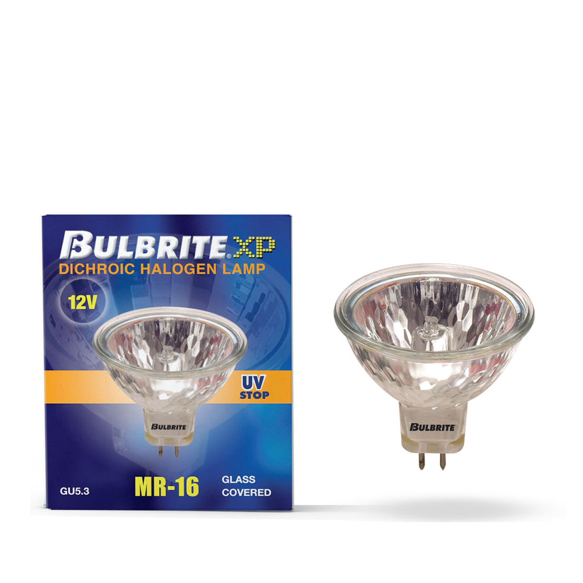 Bulbrite Halogen 12 – Volt Lensed Flood MR16 Light Bulbs with GU5.3 Bi – Pin Base, 20 – Watts, 2900K Soft White Light, 8-Pack