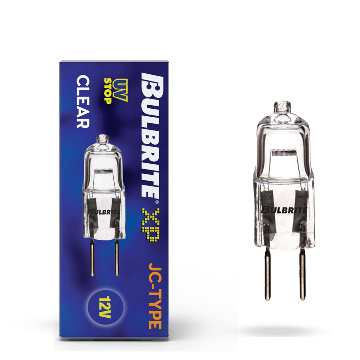 Bulbrite T3 Halogen Light Bulb, 5W, 2900K, G4 Base, Clear Finish, Dimmable, 10-Pack