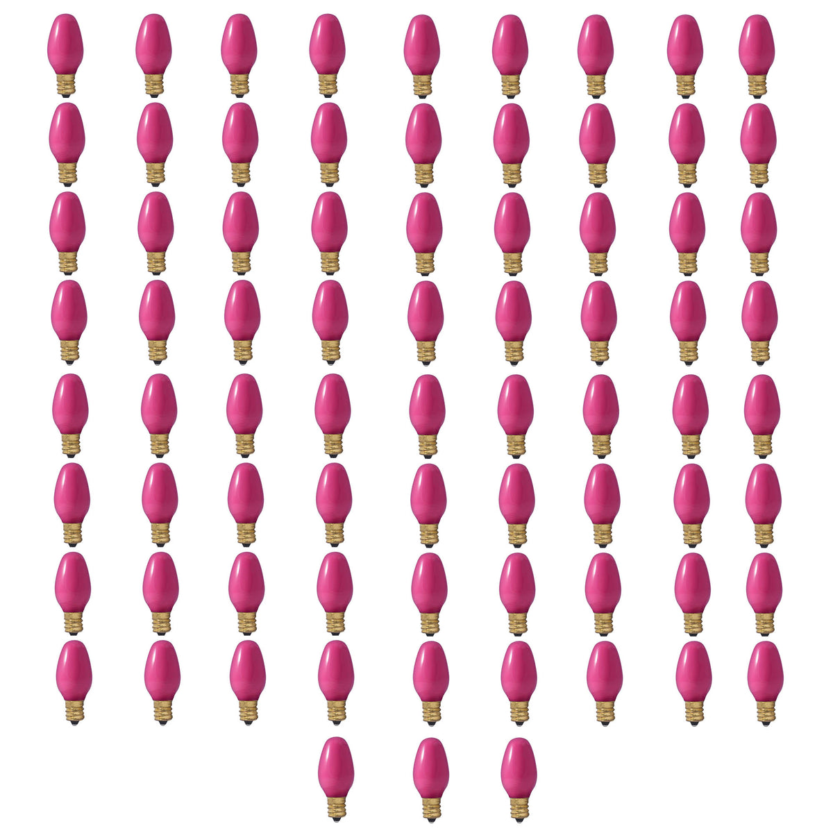 7W C7 CERAMIC PINK E12 120V-75PK