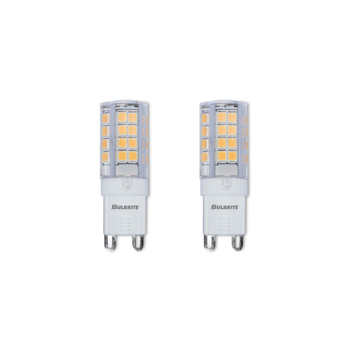 Bulbrite LED Pack of (2) 120-Volt Frost T5 Specialty Mini Bulbs with G9 (Bi-Pin) Base, 3.5 Watt, 3000K (Soft White Light)