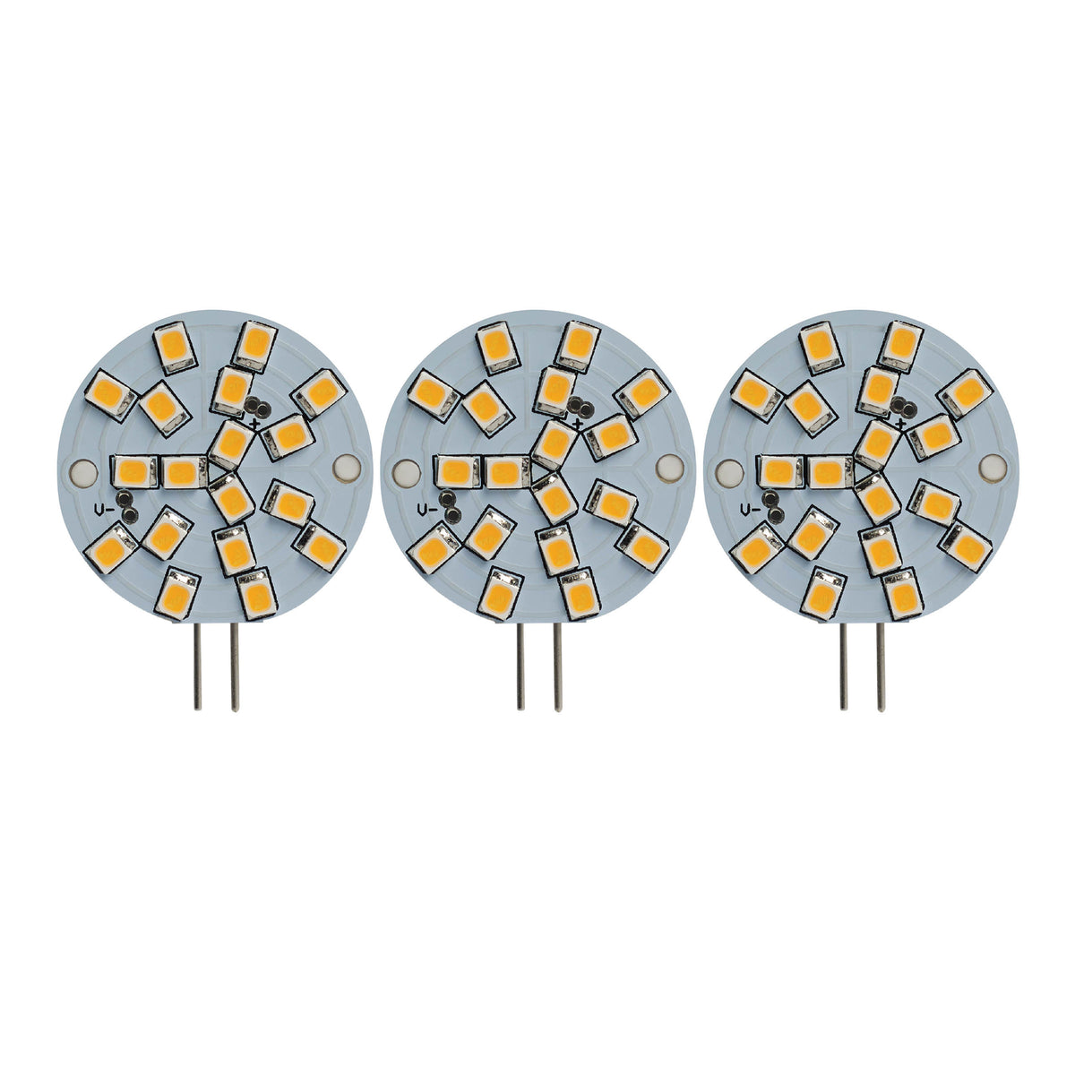 3W LED G4 WAFER 3000K 12V-3PK