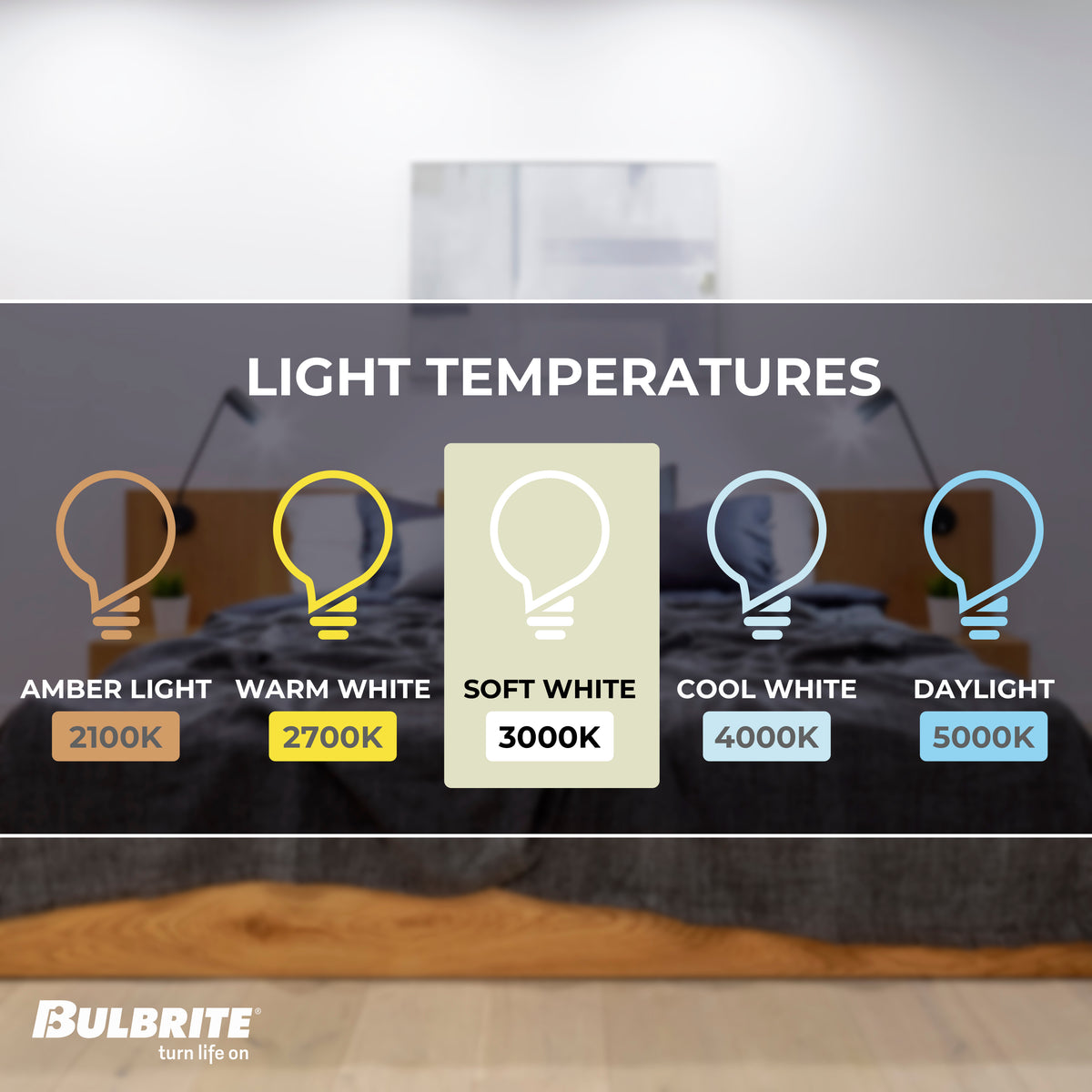 Bulbrite A19 Filament LED Light Bulb, 9W, 60W Equivalent, 3000K, E26 Base, Frost Finish, Dimmable, 25-Pack