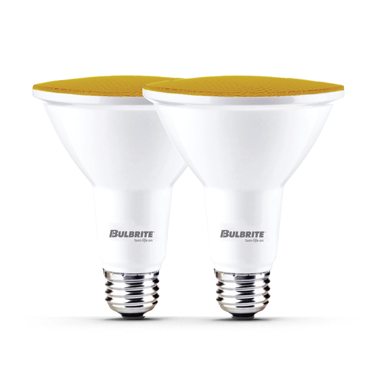 90-Watt Equivalent, Yellow Color PAR38 Weatherproof Outdoor E26 Medium Base Flood LED Light Bulb