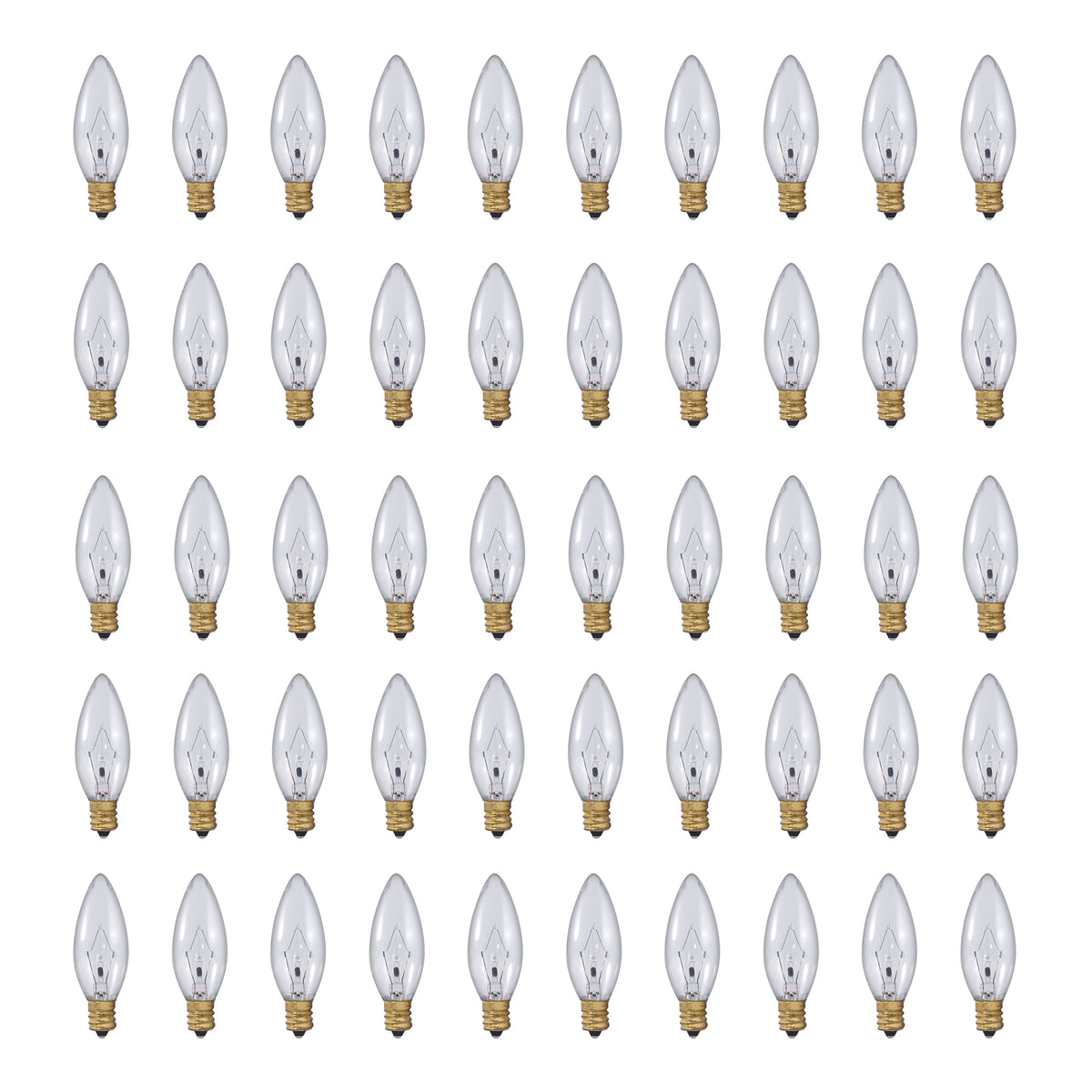 5W B8 CLEAR E12 130V-50PK