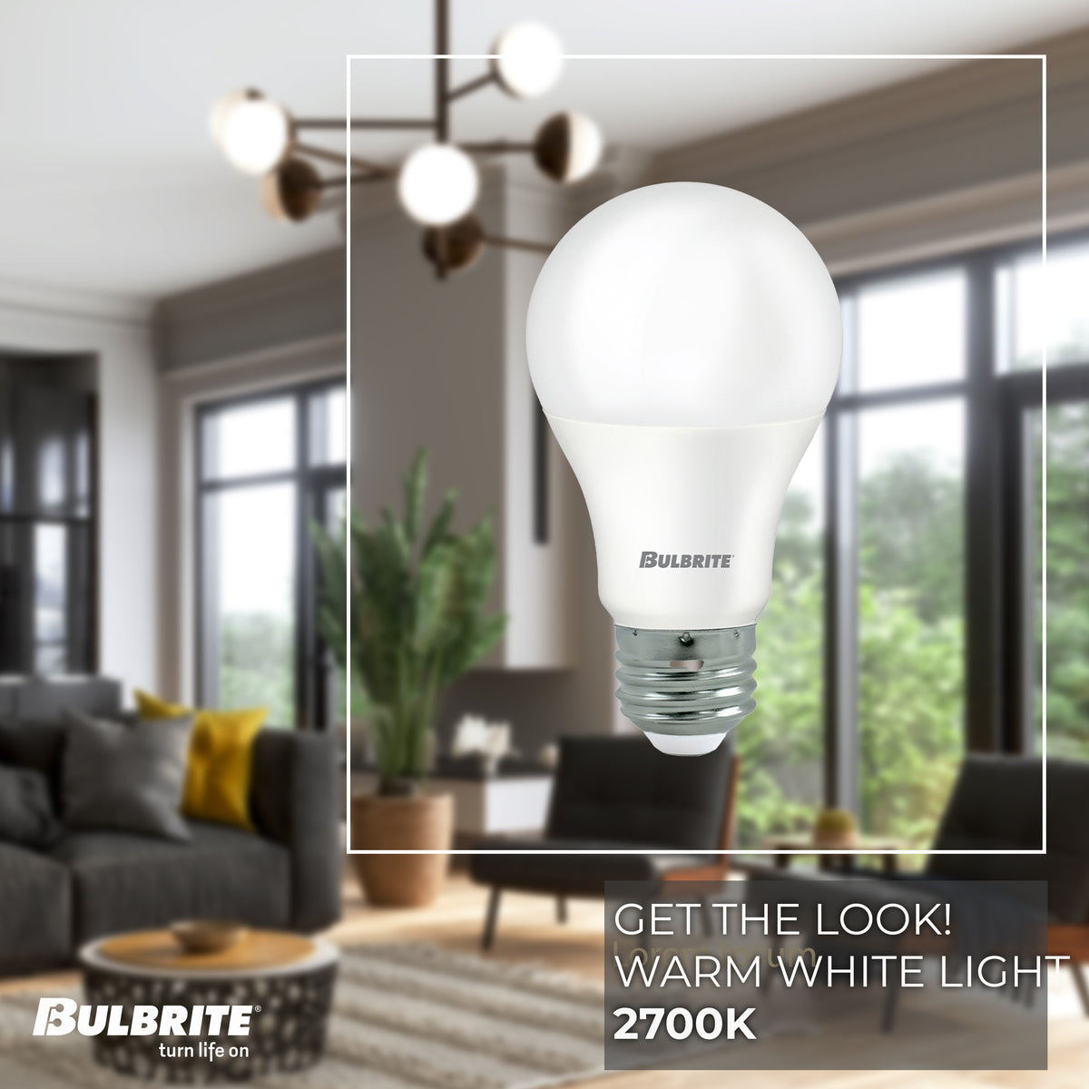 Bulbrite LED Filament 5/9/14W Non – Dimmable A21 Omni – Directional Light Bulbs with Frost Finish and E26 Medium Base – 3000K Soft White Light, 450/800/1600 Lumens, 4-Pack