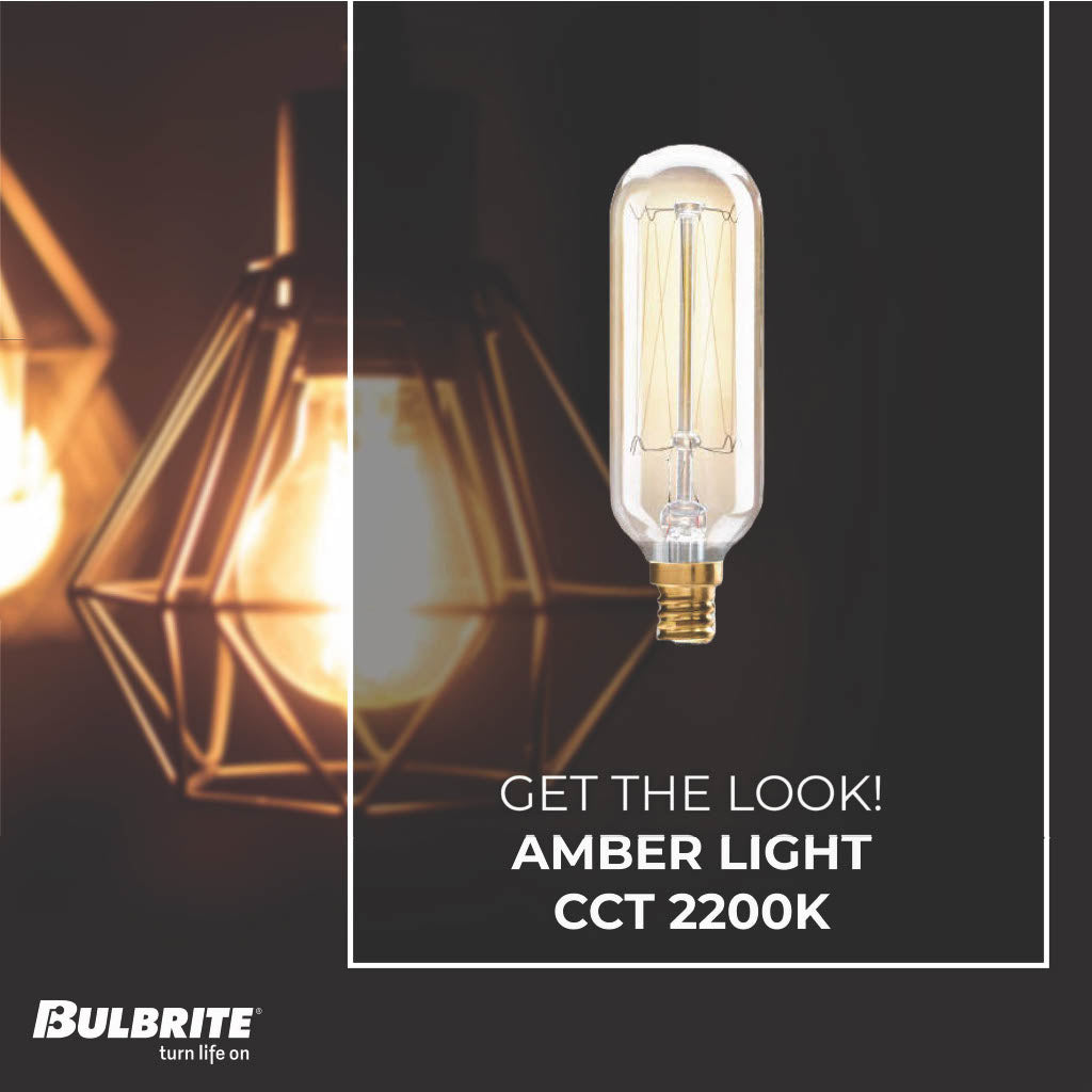 Bulbrite 40W Dimmable Antique Nostalgic Thread Filament T8 E12 Candelabra BaseIncandescent Bulb, 6-Pack