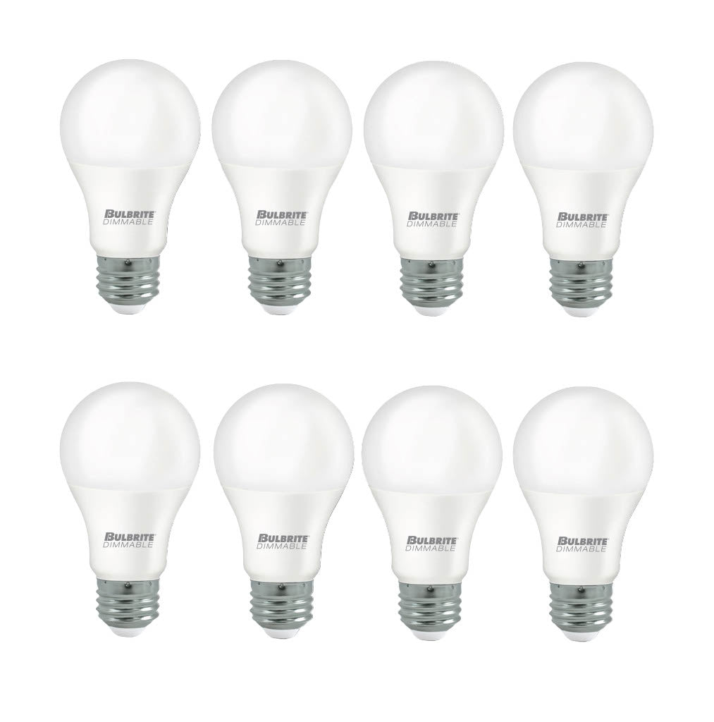 8 Pack of LED Filament 9 Watt A19 Bulb with a Frost Finish and an E26Base - 3000K (Soft White Light) 800 Lumens