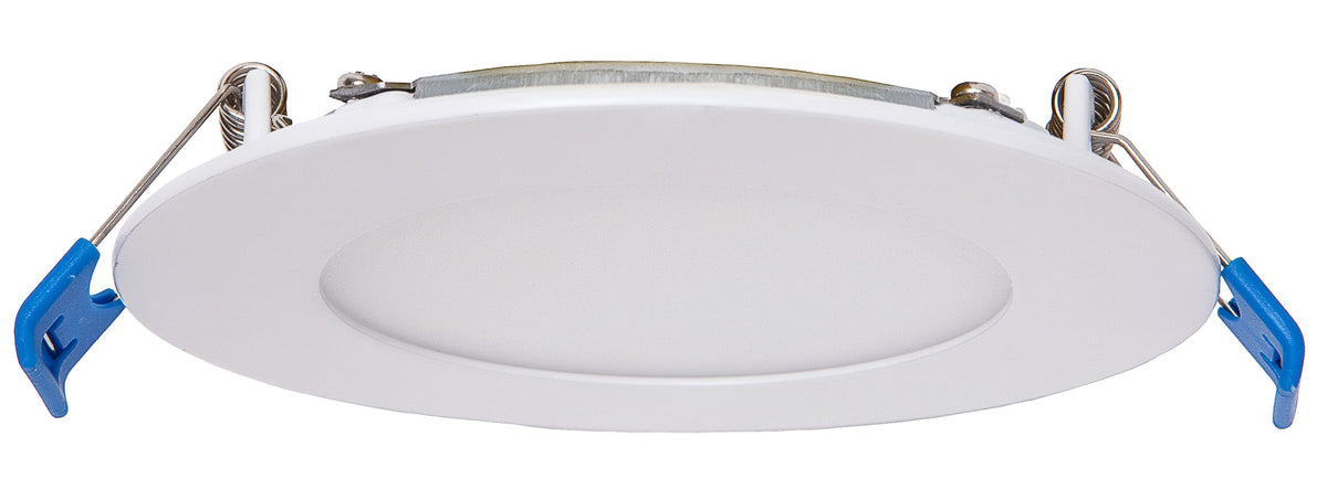 10W LED Ultra Slim Disk Light, 2700K/3000K/3500K/4000K/5000K, White in White finish