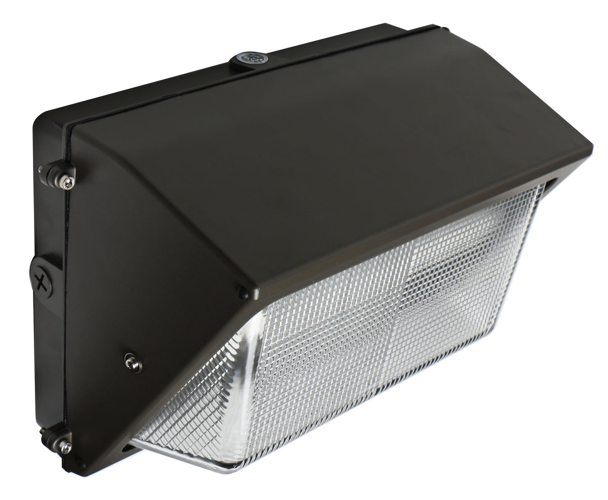 28/38/60W LED Traditional Wall Pack, 3000K/4000K/5000K, Bronze, Photocell Included product image