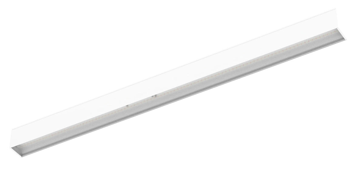 Linear Architectural Light - Selectable Wattage & 5CCT (3000K, 3500K, 4000K, 5000K, and 6500K) in White finish