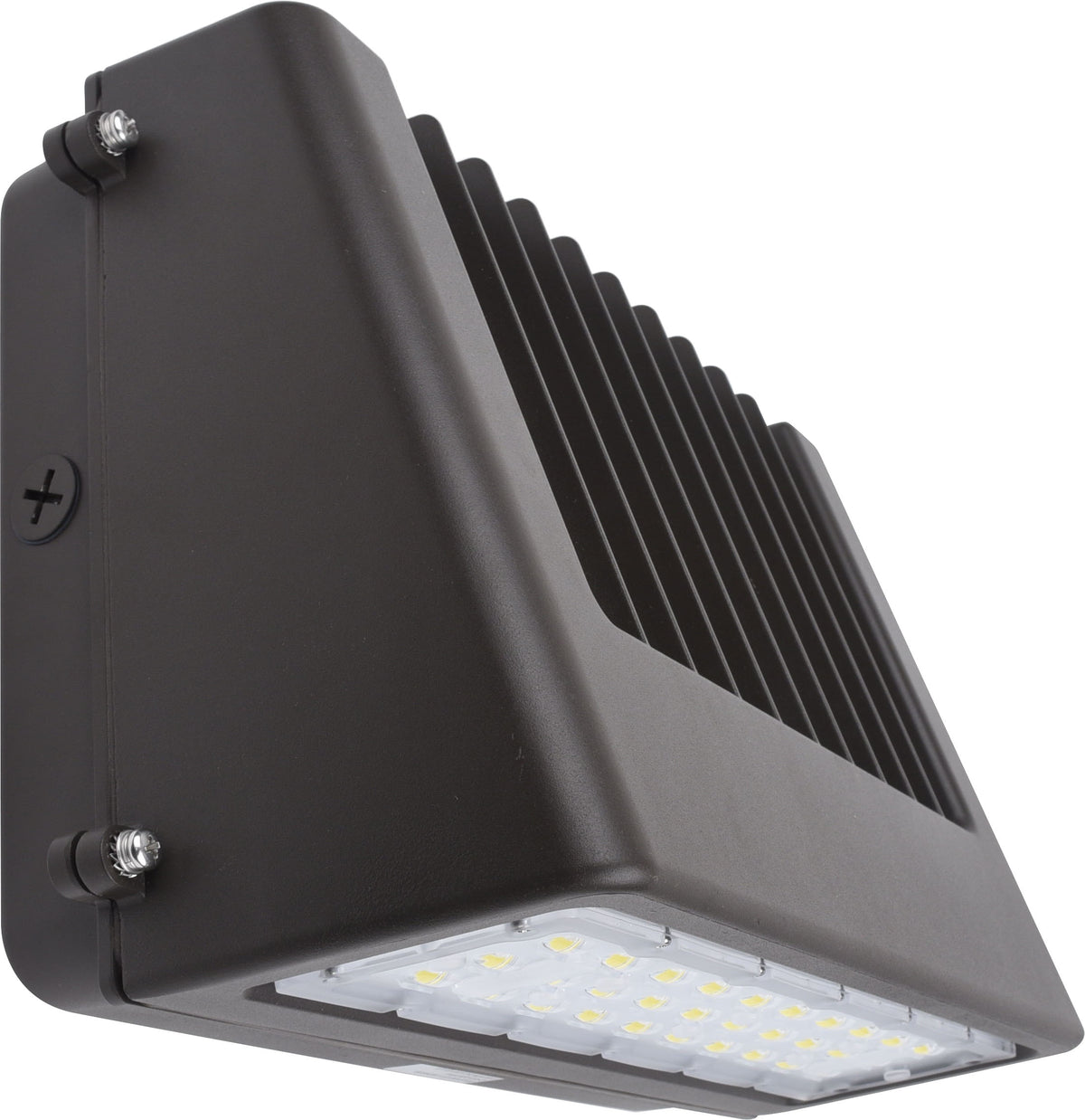 28/40/60W LED Full Cut-Off Wall Pack, 3000K/4000K/5000K, Bronze, Photocell Included