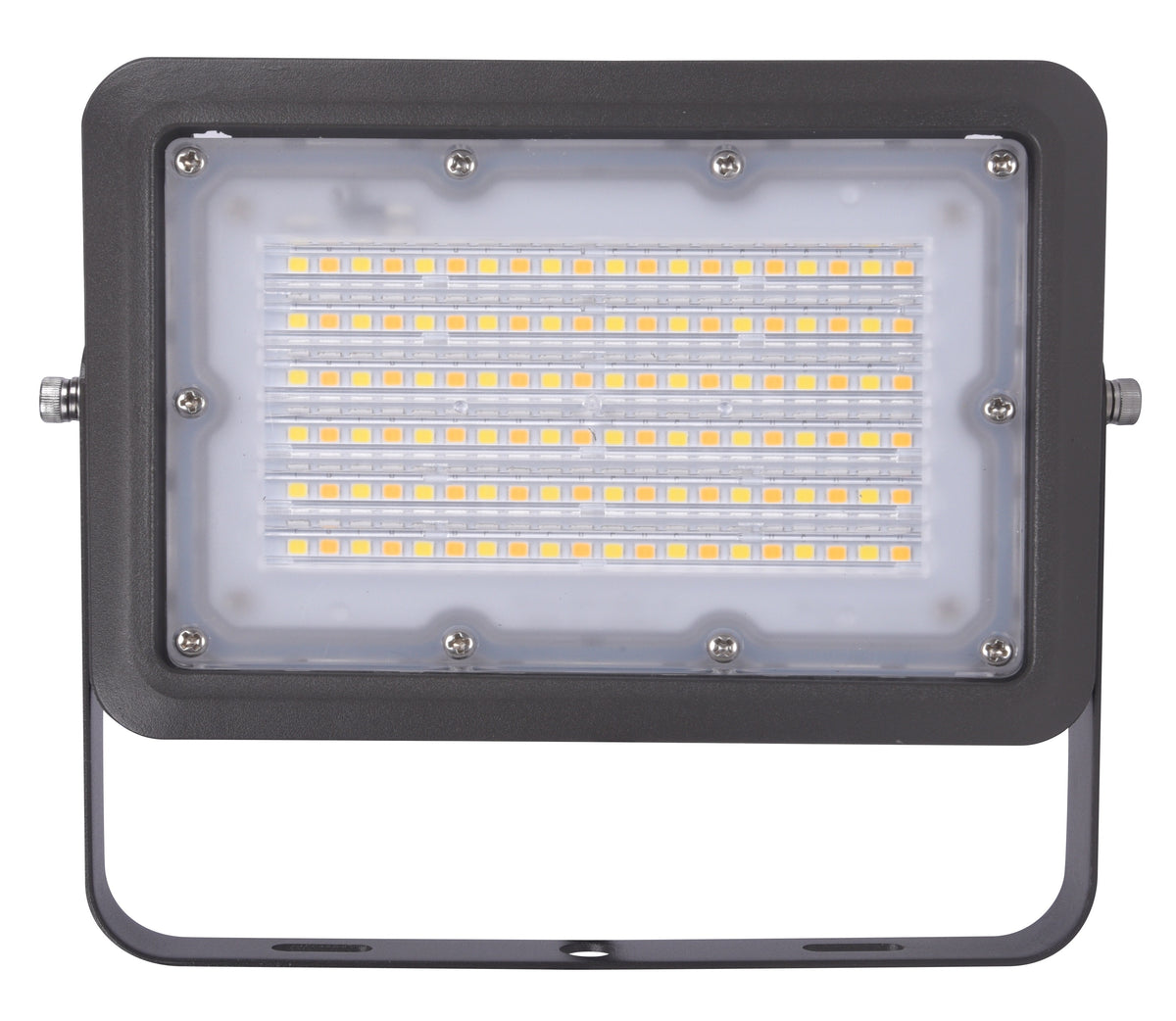 30W LED Flood Light with Yoke Mount, 3000K/4000K/5000K, Bronze, Photocell Included