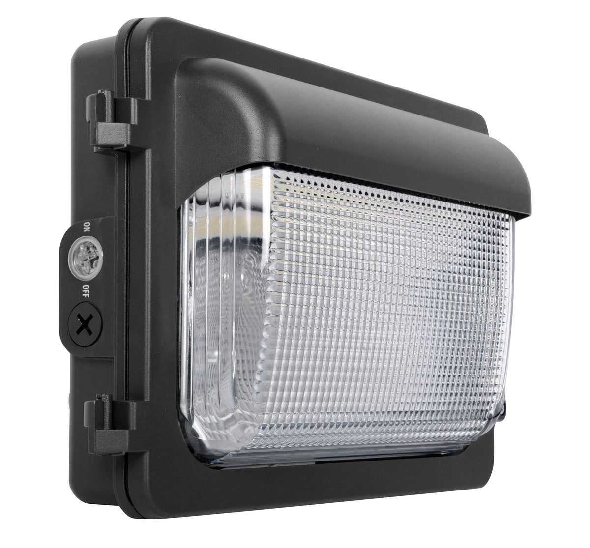 Low Profile Wall Pack - 25/40/60W LED Compact Traditional Wall Pack, 3000K/4000K/5000K, Black, Photocell Included