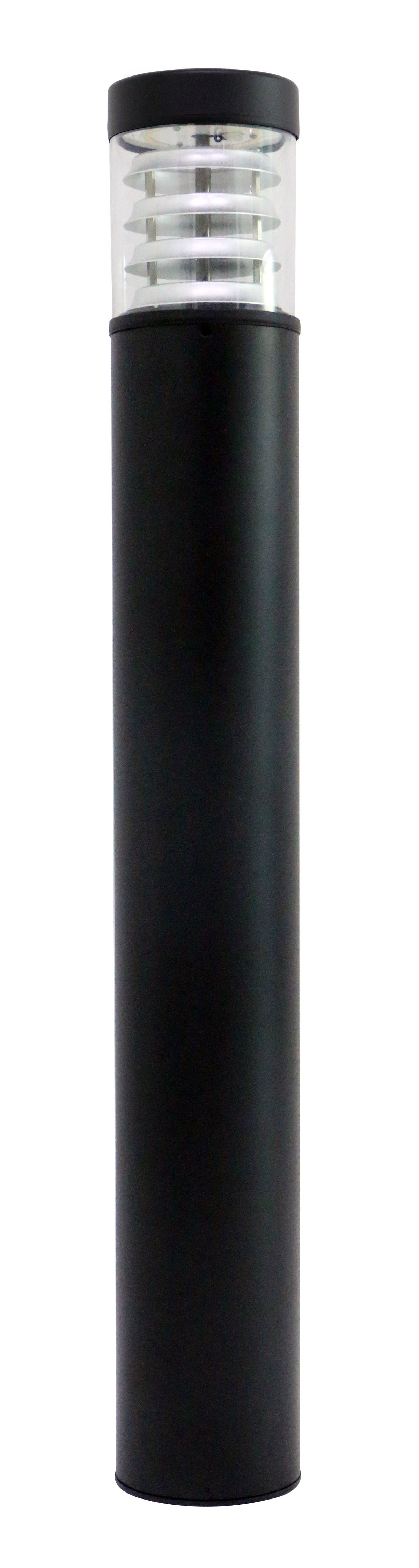 5.5" Bollards (32" Height) - Selectable Wattage and 3CCT (3000K, 4000K and 5000K) in Black finish - Black