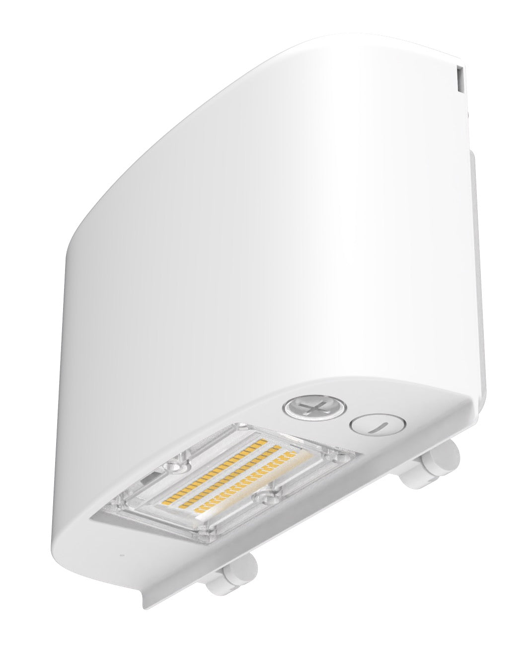 15/28/40W LED Full Cut-Off Compact Wall Pack, 3000K/4000K/5000K, White, Photocell Included