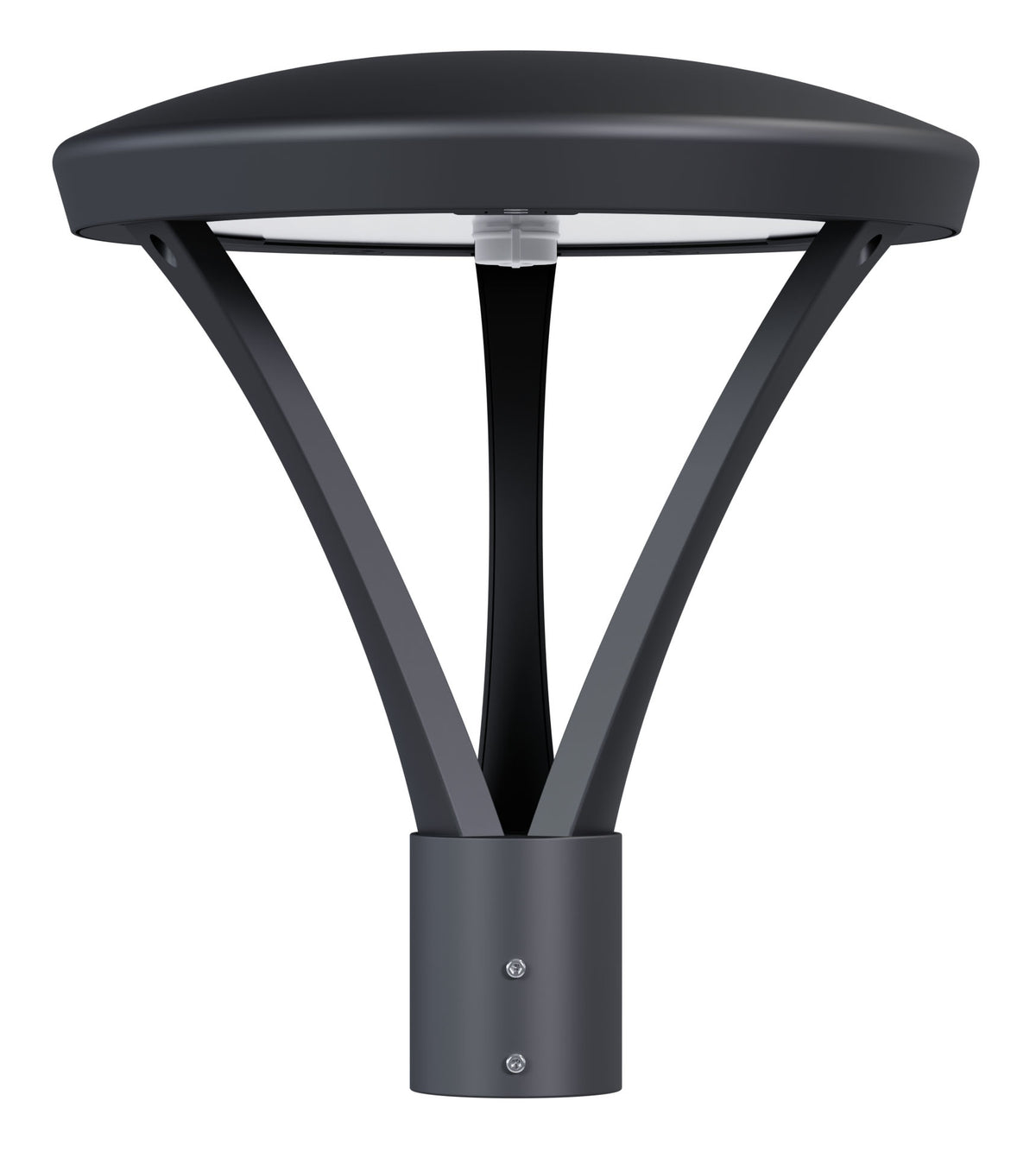 Traditional Post Top Lights - 60/80/100W LED Post Top Area Light, 3000K/4000K/5000K, Black, Z10 Receptacle