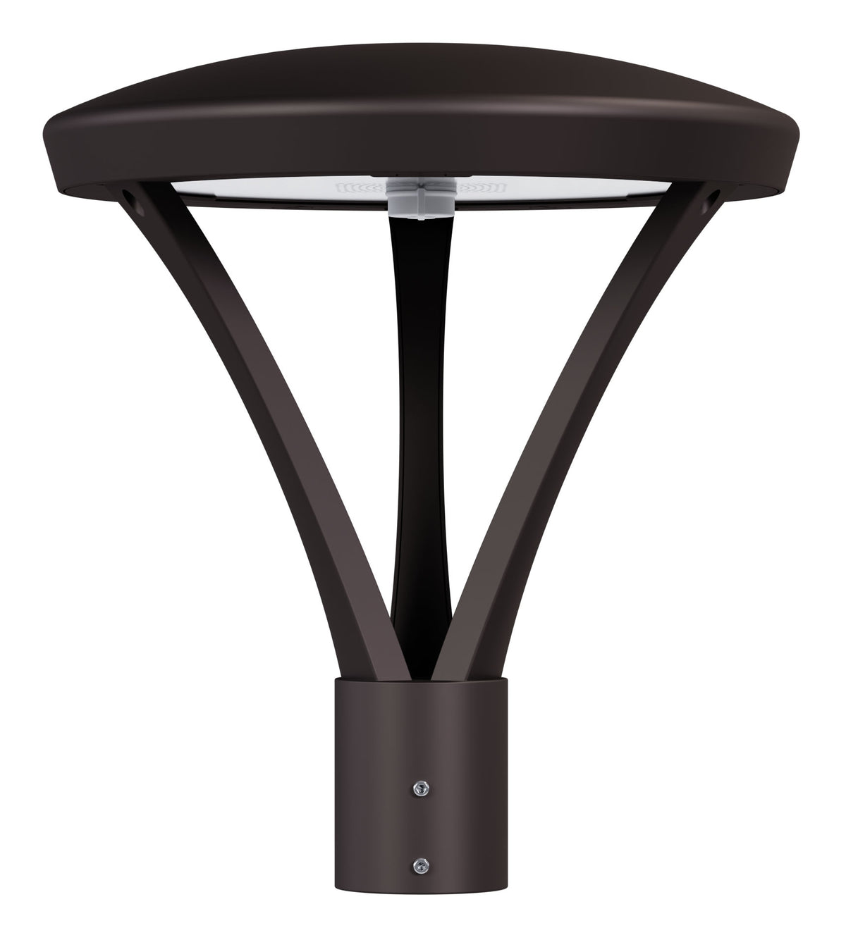 30/45/60W LED Post Top Area Light, 3000K/4000K/5000K, Bronze, Z10 Receptacle in Bronze finish
