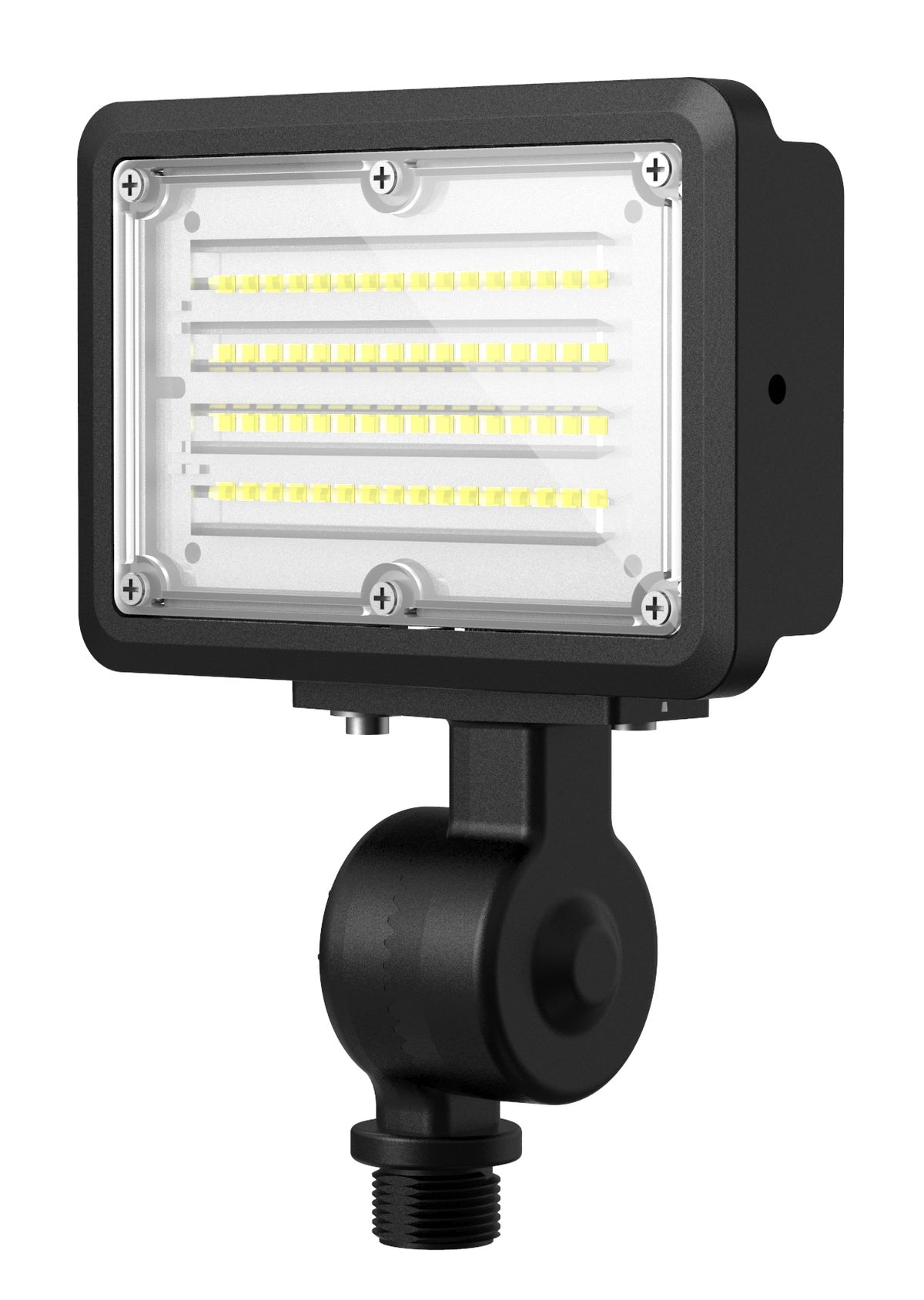 Floodlights 1/2" Knuckle Mount - Photocell Included -Selectable Wattage & 3CCT (3000K, 4000K and 5000K) product image