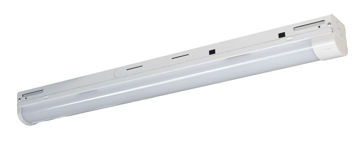Commercial Strip Lights - Selectable Wattage & 3CCT (3500K, 4000K and 5000K) Plug In Connector (PIC) Sensor Ready in White