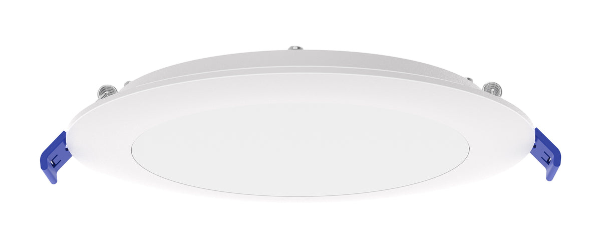 12W LED Ultra Slim Disk Light, 2700K/3000K/3500K/4000K/5000K, White in White finish