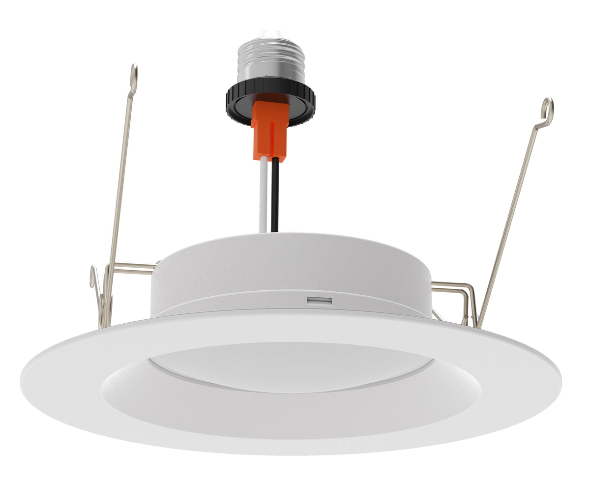 Round Retrofit Downlight - Baffle Trim - Retrofit Recessed Lights - CRI90 - 5CCT (2700K, 3000K, 3500K, 4000K and 5000K)