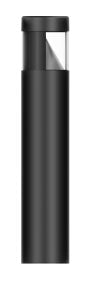 8" Bollards - Selectable Wattage - 3CCT (3000K, 4000K, and 5000K) - Black