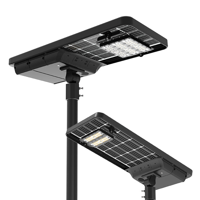Solar Area Lights - Slip Fitter Mount - 30W Solar LED Area Light with Slip Fitter, Type 2, 5000K, Black