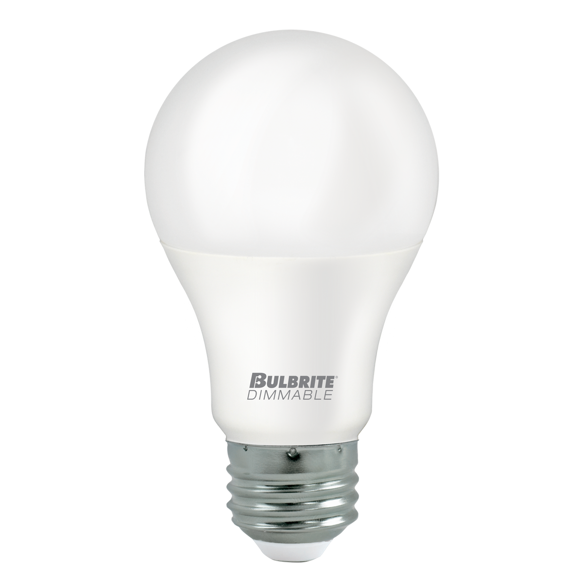 Bulbrite 11W Dimmable Frost A19 LED Light Bulbs with E26 Medium Base, 3000K Soft White Light, 1100 Lumens, 4-Pack