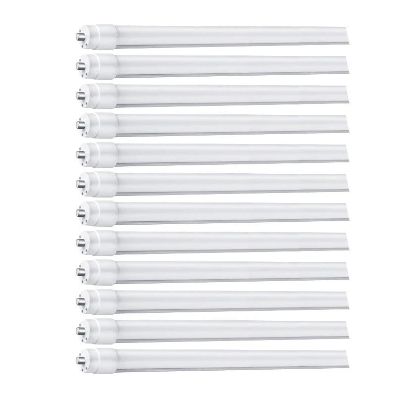 T8 8FT LED Tube Light, 8 Foot T8 LED Tube Light Single Pin FA8 Base, Ballast Bypass 50W 6750LM, 6500K Cool White, Frosted Cover (Replace 150W LED Fluorescent Bulbs) Dual-Ended Power AC100-277V