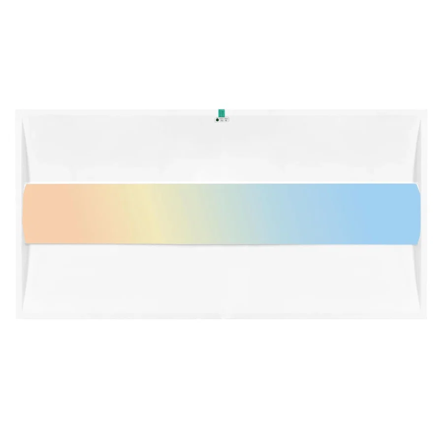 2x4 LED Flat Panel Troffer Light, Architecturally Designed Three-Dimensional Light Panel, 50W, 6500LM, 3000K/4000K/5000K CCT Selectable, 0-10V Dimmable, Emergency Backup, 100-277V – ETL Certified, Commercial Drop Ceiling Fixture