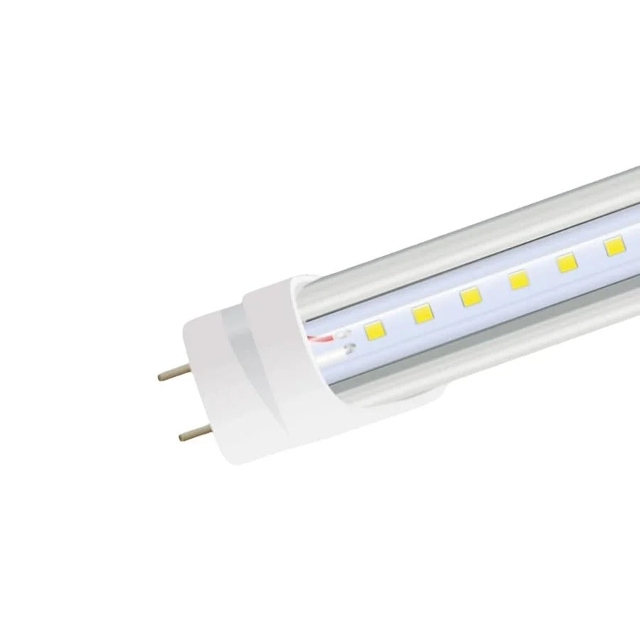 2FT LED Shop Light, 10W, Type A+B, Clear Glass, 1300 Lumens, G13 Base, Single/Double Ended, 120-277V AC, CRI 80+, LED Integrated Tube, Indoor Use, ETL Certified