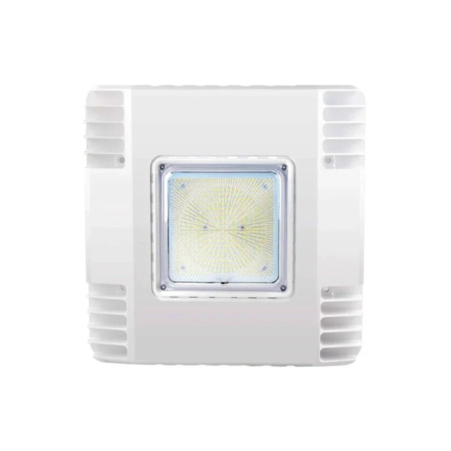 150W LED Canopy Lights for Gas Station, Ultra Bright 19500lm, 5700K Outdoor Ceiling Light, Recessed Surface Mount, IP65 Waterproof, UL/DLC Listed, 100-277V Commercial Garage Lighting