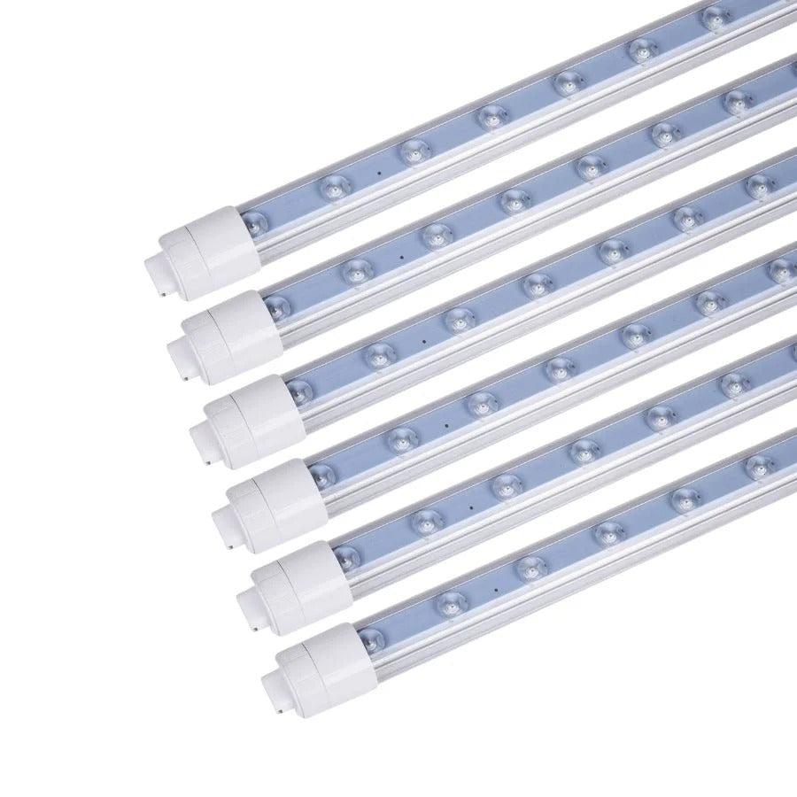 6FT LED Shop Light, 40W Tube Light Bulb, 6500K Cool White, R17D Double-Sided, 360° Rotatable Base, Ballast Bypass – Ideal for Shop/Sign Lighting