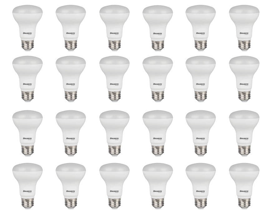 Bulbrite LED Filament 8 Watt Dimmable BR30 Light Bulb with Frost Glass Finish and Medium (E26) Base - 3000K (Soft White Light), 650 Lumens-24PK