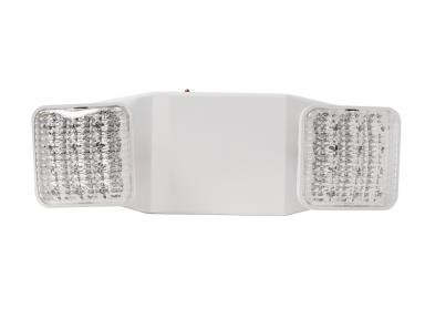 MaxLite Emergency Light LED, 2 Square Heads, White