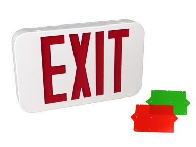 MaxLite Exit, Thermoplastic, Double Face