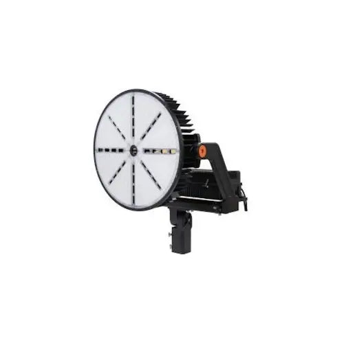 Sports/Ho Flood - 620W, 120-277V, 10K Surge Protector, Wide (80 Degrees), 5K, Black, Knuckle Slipfitter
